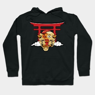 Oni mask daruma Hoodie